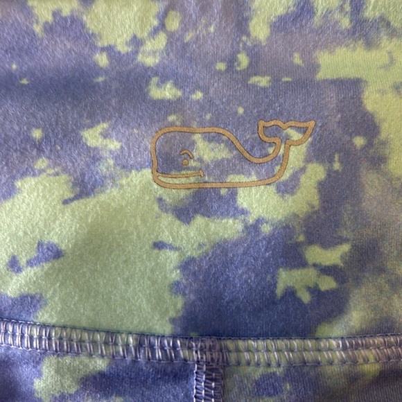 Vineyard Vines Light Blue and Green Tie Dye Performance Leggings - Size S - Picture 4 of 9